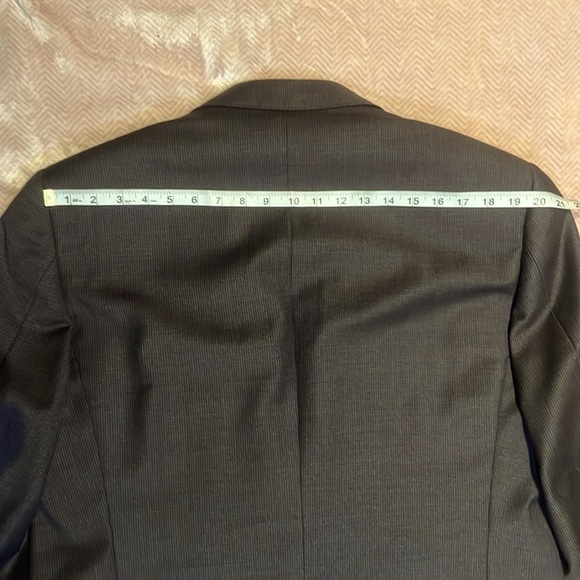 Canali 100% Wool men’s suit jacket in dark brown Sz 56 / 44” chest - Picture 14 of 16